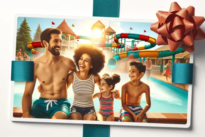 Family fun at River Springs Water Park with a festive recreation gift card